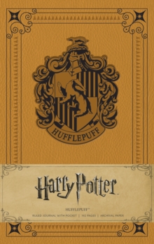 Harry Potter: Hufflepuff Hardcover Ruled Journal, Hardback Book Harry Potter: Hufflepuff Hardcover Ruled Journal, Hardback Book