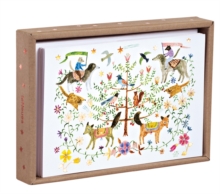 Let's Go to Wonderland Luxe Foil Notecard Box