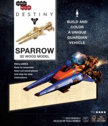 IncrediBuilds: Destiny: Sparrow 3D Wood Model, Kit Book IncrediBuilds: Destiny: Sparrow 3D Wood Model, Kit Book