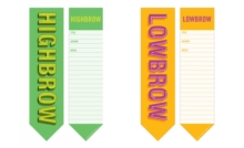 Knock Knock Highbrow/Lowbrow 2-in-1 Bookmark Pads, Bookmark Book Knock Knock Highbrow/Lowbrow 2-in-1 Bookmark Pads, Bookmark Book