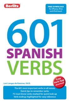 Berlitz Language: 601 Spanish Verbs, Paperback Book Berlitz Language: 601 Spanish Verbs, Paperback Book