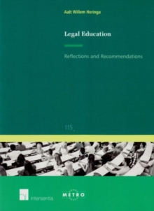 Legal Education : Reflections and Recommendations