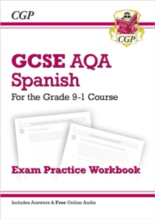 GCSE Spanish AQA Exam Practice Workbook (includes Answers & Free Online Audio): for the 2024 and 2025 exams