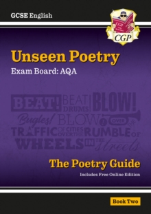GCSE English AQA Unseen Poetry Guide - Book 2 includes Online Edition: for the 2024 and 2025 exams