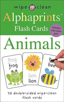 Animals : Alphaprints Flash Cards