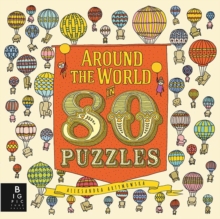 Around the World in 80 Puzzles, Hardback Book Around the World in 80 Puzzles, Hardback Book