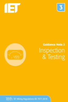 Guidance Note 3: Inspection & Testing, Paperback / softback Book Guidance Note 3: Inspection & Testing, Paperback / softback Book