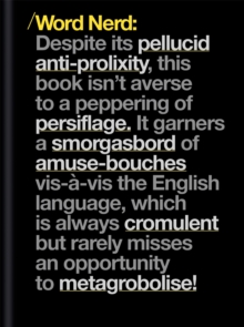 Word Nerd, Hardback Book Word Nerd, Hardback Book