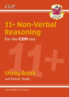 11+ CEM Non-Verbal Reasoning Study Book (with Parents' Guide & Online Edition), Paperback / softback Book 11+ CEM Non-Verbal Reasoning Study Book (with Parents' Guide & Online Edition), Paperback / softback Book