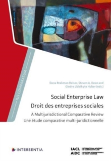 Social Enterprise Law : A Multijurisdictional Comparative Review