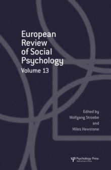 European Review of Social Psychology: Volume 13