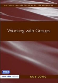 Working with Groups, Paperback / softback Book Working with Groups, Paperback / softback Book