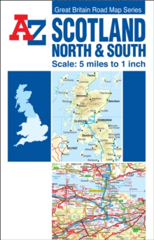 Scotland Road Map, Sheet map, folded Book Scotland Road Map, Sheet map, folded Book