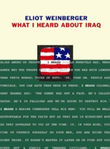 What I Heard About Iraq, Paperback Book What I Heard About Iraq, Paperback Book