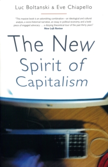 The New Spirit of Capitalism, Paperback Book The New Spirit of Capitalism, Paperback Book