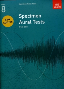 Specimen Aural Tests, Grade 8 : new edition from 2011, Sheet music Book Specimen Aural Tests, Grade 8 : new edition from 2011, Sheet music Book