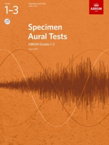 Specimen Aural Tests, Grades 1-3 with 2 CDs : new edition from 2011, Sheet music Book Specimen Aural Tests, Grades 1-3 with 2 CDs : new edition from 2011, Sheet music Book