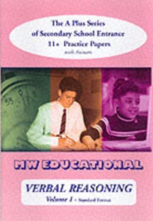 Verbal Reasoning : The A-plus Series of Secondary School Entrance 11+ Practice Papers with Answers v. 1, Paperback Book Verbal Reasoning : The A-plus Series of Secondary School Entrance 11+ Practice Papers with Answers v. 1, Paperback Book