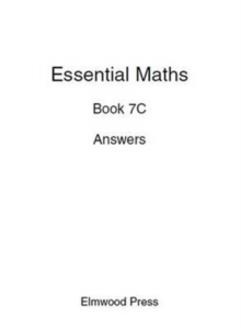 Essential Maths Book 7c Answers, Paperback Book Essential Maths Book 7c Answers, Paperback Book