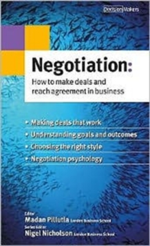 Negotiation : How to Make Deals and Reach Agreement in Business, Paperback Book Negotiation : How to Make Deals and Reach Agreement in Business, Paperback Book