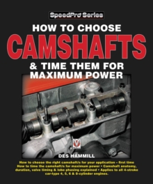 Camshafts and Camshaft Tuning for High Performance Engines, Paperback Book Camshafts and Camshaft Tuning for High Performance Engines, Paperback Book