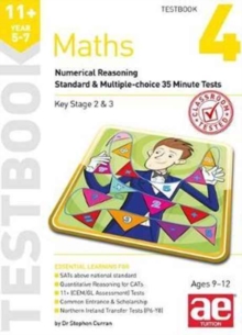 11+ Maths Year 5-7 Testbook 3 : Numerical Reasoning Standard & Multiple-Choice 35 Minute Tests, Paperback / softback Book 11+ Maths Year 5-7 Testbook 3 : Numerical Reasoning Standard & Multiple-Choice 35 Minute Tests, Paperback / softback Book