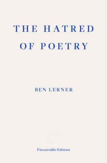 The Hatred of Poetry, Paperback Book The Hatred of Poetry, Paperback Book