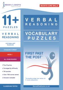 11+ Puzzles Vocabulary Puzzles Book 1, Paperback / softback Book 11+ Puzzles Vocabulary Puzzles Book 1, Paperback / softback Book