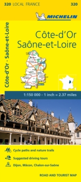 Cote-d'Or, Saone-et-Loire - Michelin Local Map 320 : Map, Sheet map Book Cote-d'Or, Saone-et-Loire - Michelin Local Map 320 : Map, Sheet map Book
