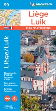 Liege - Michelin City Plan 99 : City Plans, Sheet map Book Liege - Michelin City Plan 99 : City Plans, Sheet map Book