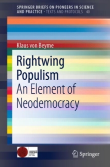 Rightwing Populism : An Element of Neodemocracy