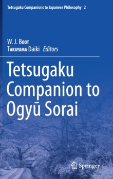 Tetsugaku Companion to Ogyu Sorai