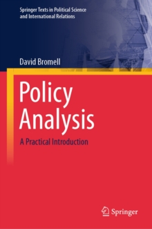Policy Analysis : A Practical Introduction