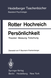 Personlichkeit : Theorien Messung Forschung