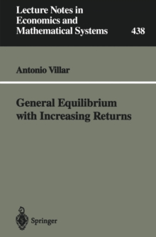 General Equilibrium with Increasing Returns