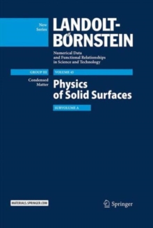 Physics of Solid Surfaces : Subvolume A