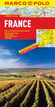 France Marco Polo Map, Sheet map, folded Book France Marco Polo Map, Sheet map, folded Book