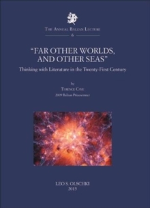 "Far Other Worlds, and Other Seas": Thinking with Literature in the Twenty-First Century, Paperback / softback Book "Far Other Worlds, and Other Seas": Thinking with Literature in the Twenty-First Century, Paperback / softback Book