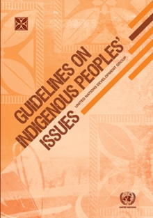Guidelines on indigenous peoples' issues