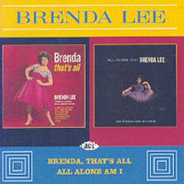 Brenda, That's All/All Alone Am I, CD / Album Cd
