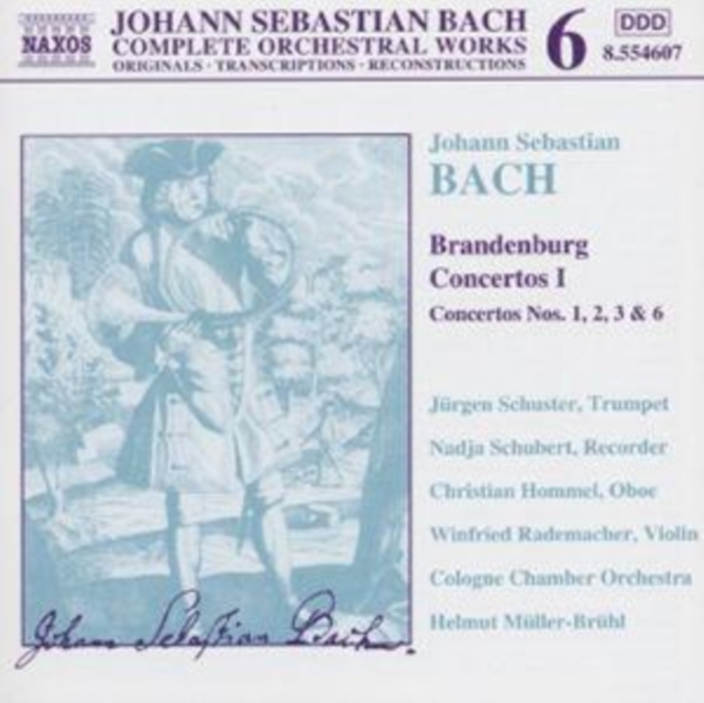 Brandenburg Concertos 1 - Nos. 1, 2, 3 & 6, CD / Album Cd