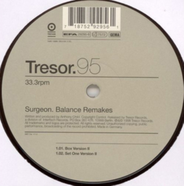 Balance Remakes, Vinyl / 12" Single Vinyl