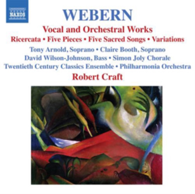Anton Webern: Vocal and Orchestral Works, CD / Album Cd