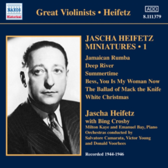 Jascha Heifetz: Miniatures, CD / Album Cd