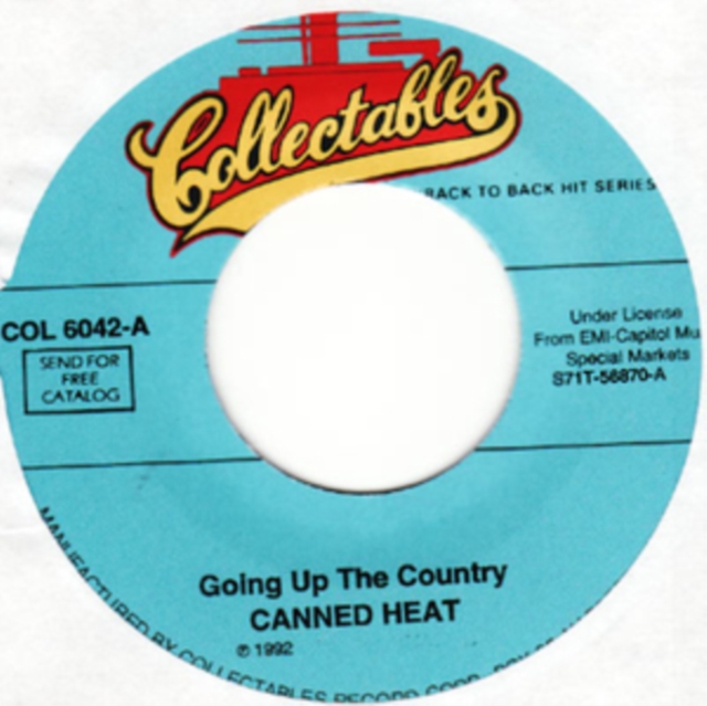 Going Up the Country/On the Road Again, Vinyl / 7" Single Vinyl