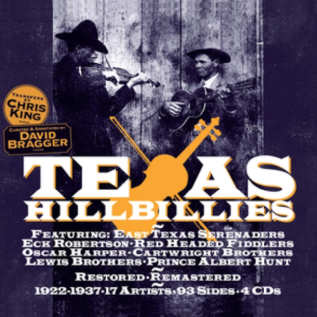 Texas Hillbillies: Transfers By Chris King, Curated & Annotated By David Bragger, CD / Box Set Cd