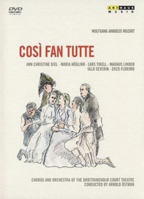 Cosi Fan Tutte: Drottningholm (Ostman), DVD DVD