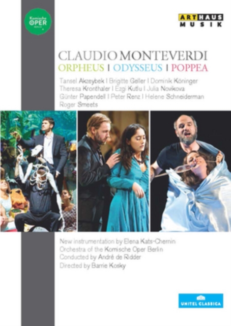 Claudio Monteverdi: Orpheus/Odysseus/Poppea (De Ridder), DVD DVD