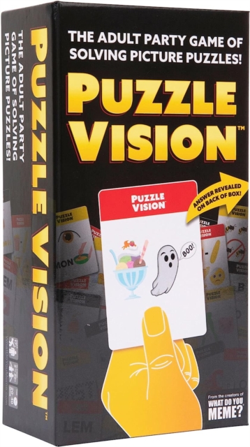 Puzzle Vision - The Adult Party Game of Solving Picture Puzzles!, Paperback Book