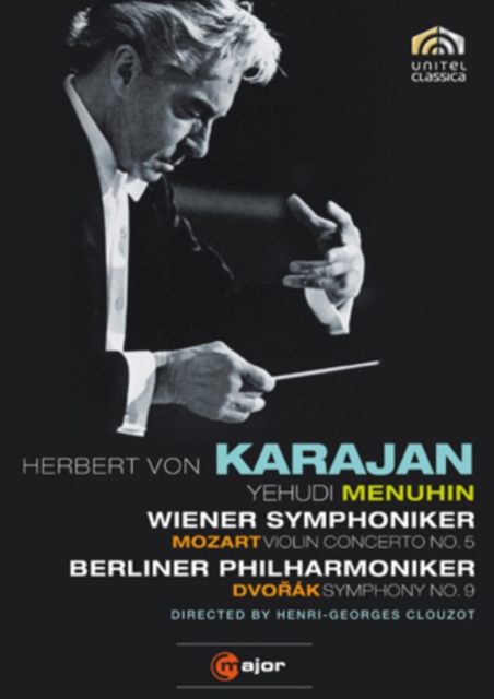 Karajan: Mozart Violin Concerto No.5/Dvorak Symphony No.9, Blu-ray BluRay
